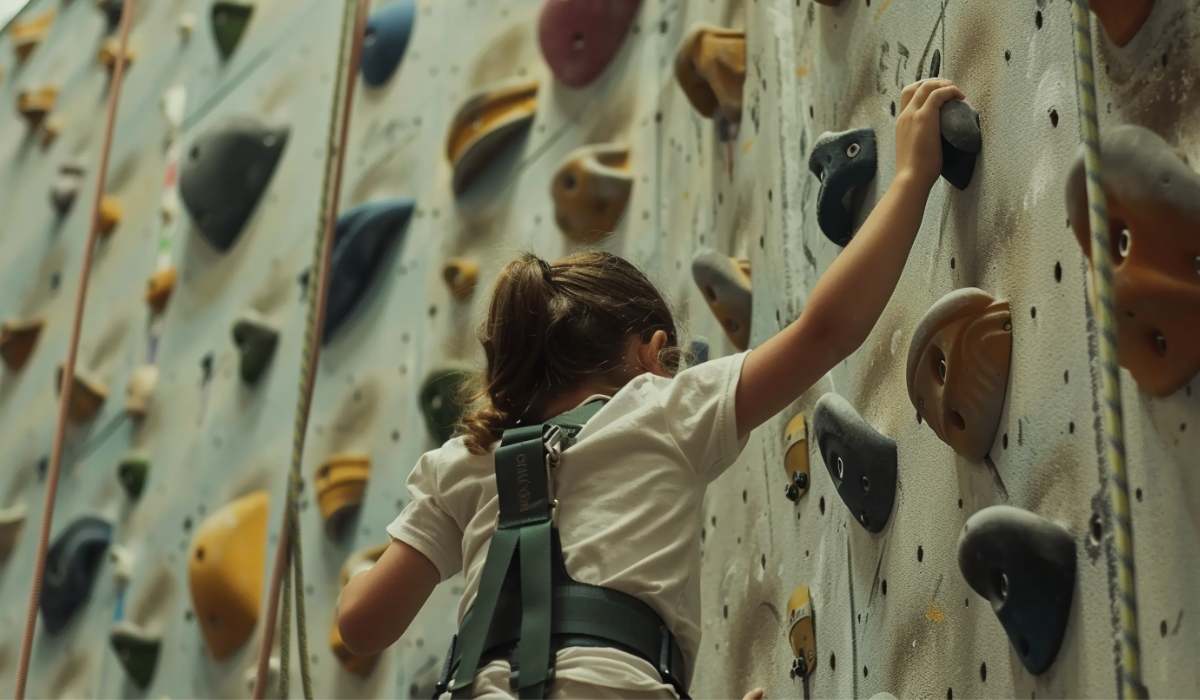 Escalada infantil rocodromo