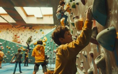 Un día de escalada en familia